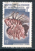 NOUVELLE CALEDONIE- Y&T N°291- Oblitéré (poissons) - Gebraucht