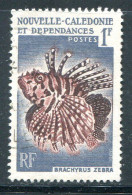 NOUVELLE CALEDONIE- Y&T N°291- Oblitéré (poissons) - Gebraucht