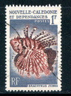 NOUVELLE CALEDONIE- Y&T N°291- Oblitéré (poissons) - Gebraucht