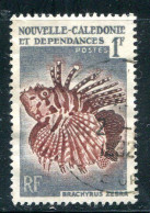 NOUVELLE CALEDONIE- Y&T N°291- Oblitéré (poissons) - Gebraucht