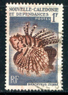 NOUVELLE CALEDONIE- Y&T N°291- Oblitéré (poissons) - Gebraucht