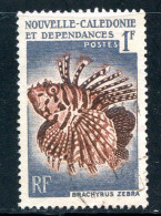 NOUVELLE CALEDONIE- Y&T N°291- Oblitéré (poissons) - Gebraucht