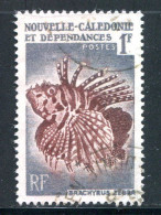 NOUVELLE CALEDONIE- Y&T N°291- Oblitéré (poissons) - Gebruikt