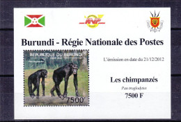 Chimpanzés - Burundi - COB 2032 ** - En Petite Feuille - Valeur 14 € +++ - Chimpancés