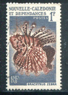 NOUVELLE CALEDONIE- Y&T N°291- Oblitéré (poissons) - Gebruikt