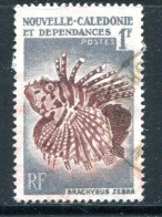 NOUVELLE CALEDONIE- Y&T N°291- Oblitéré (poissons) - Gebraucht