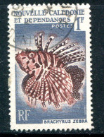 NOUVELLE CALEDONIE- Y&T N°291- Oblitéré (poissons) - Gebraucht