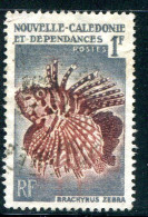 NOUVELLE CALEDONIE- Y&T N°291- Oblitéré (poissons) - Usados