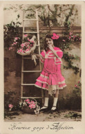 ENFANTS - Heureux Gage D'affection - Colorisé - Carte Postale Ancienne - Portretten