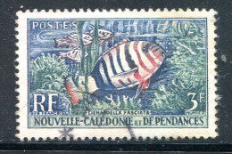 NOUVELLE CALEDONIE- Y&T N°292- Oblitéré (poissons) - Used Stamps