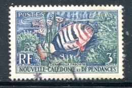 NOUVELLE CALEDONIE- Y&T N°292- Oblitéré (poissons) - Gebruikt