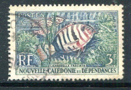 NOUVELLE CALEDONIE- Y&T N°292- Oblitéré (poissons) - Usados