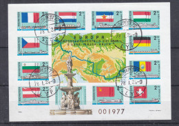 Drapeaux - Bateaux - Idées Européennes - Hongrie - Yvert BF 134 Oblitéré - NON Dentelé - Valeur 250 Euros - Rare - Timbres