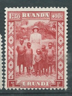 Ruanda-urundi    Yvert N° 109  *  ( Adherences De Classeur Au Dos -    Pa 25717 - Nuevos