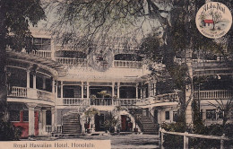 Honolulu Royal Hawaiian Hotel Hand Colored Aloha Nui Hawaii Used U.S. Marine Corps John Krivanek To Cienfuegos Cuba - Honolulu