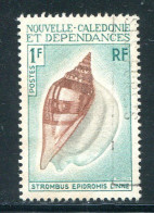 NOUVELLE CALEDONIE- Y&T N°368- Oblitéré (coquillage) - Used Stamps