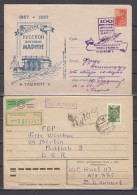 Sowjetunion Partie 4 Belege Dabei Sonderumschlag 1858-1957,R-o Kiev,prov.R-Zettel Und MeF 2505 (6) - Storia Postale