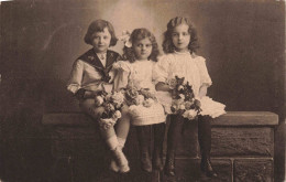 ENFANTS - Petites Filles - Portraits - Carte Postale Ancienne - Portraits