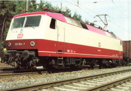 TRANSPORT - Elektrische Hochleistungslokomotive 120 004 Der DB - Carte Postale - Treinen