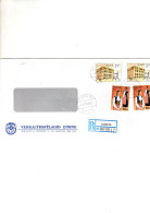 Islande Lettre Recommandée 1990 4 Timbres Dont 2 Europa - Covers & Documents