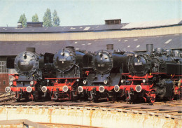 TRANSPORT - Dampflokomotiv Parade Im Bw Nürnberg Hbf - Carte Postale - Trains