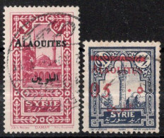 ALAOUITES Timbres-Poste N°26 & 41 Oblitérés TB Cote 3€00 - Gebraucht