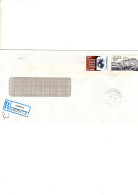 Islande Lettre Recommandée 1988 2 Timbres Dont Europa - Covers & Documents