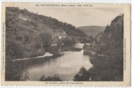 43 RETOURNAC (Haute Loire) La Loire, Près De Changues -circulé -Copyrigth 1928 Edit. Jean Bernard  St Etienne N°15 - Retournac
