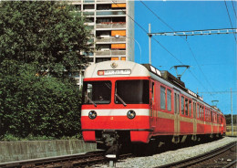 TRANSPORT - Solothurn - Zollikofen - Bern - Bahn - Vereinigte Bern - Worb  Bhanen - Carte Postale - Treinen