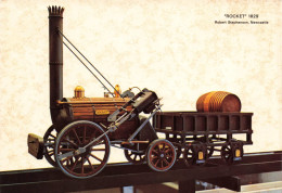 TRANSPORT - Rocket 1829 - Robert Stephenson - Newcastle - Carte Postale - Trains