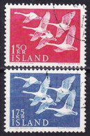 1956. Iceland. Norden 1956 - Swans. Used. Mi. Nr. 312-13 - Used Stamps