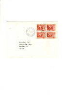 Danemark FDC Bloc De 4 1964 - Brieven En Documenten