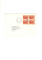 Danemark FDC Bloc De 4 1964 - Briefe U. Dokumente