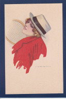 CPA NANNI Illustrateur Italien Femme Woman Art Déco Non Circulé 309-1 Tennis - Nanni