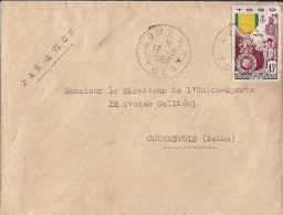 TOGO N° 255 S/L. DE LOME / 17.3.53 POUR LA FRANCE - Brieven En Documenten