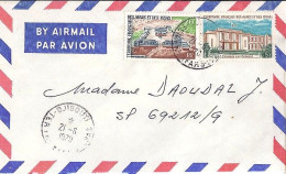 AFARS ET ISSAS N° 337/345 S/L. DE DJIBOUTI/21.6.70  POUR LA FRANCE - Covers & Documents