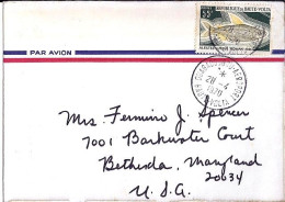 Hte VOLTA N° 201 S/L. DE OUAGADOUGOU/28.4.70 POUR LA FRANCE - Storia Postale