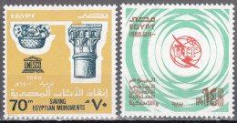 EGYPT  SCOTT NO 1142-43   MNH  YEAR 1980 - Unused Stamps