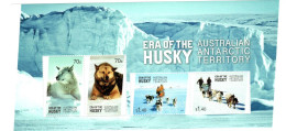 Australian Antarctic Territory ASC 221 MS  2014 Era Of The Husky Minisheet ,mint Never Hinged - Used Stamps