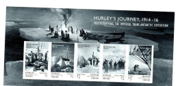 Australian Antarctic Territory ASC 234 MS  2016 Hurley's Journey Minisheet ,mint Never Hinged - Used Stamps