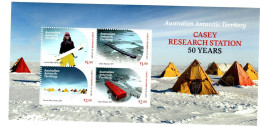 Australian Antarctic Territory ASC 257 MS  2019 Casey Research Station 50 Years, Minisheet ,mint Never Hinged - Used Stamps