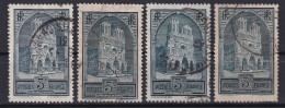 FRANCE 1929/31 - Canceled - YT 259, 259a, 259b, 259c - Reims, All 4 Types! - Gebruikt