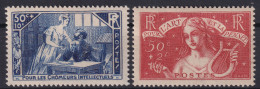 FRANCE 1935 - MLH - YT 307, 308 - Unused Stamps