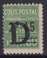 FRANCE 1938 - MNH - YT 139 - COLIS POSTAUX 2,15 Sur 1,50 - Neufs