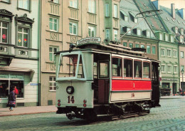 TRANSPORT - City Of Augsburg Electric Tramcar With Two Axles No 14 MAN/schuckert - Carte Postale - Tramways