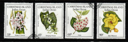 Christmas Island ASC 191-94 1986 Native Flowers,used - Christmas Island