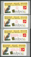 Timbres De Distributeurs (ATM) - Birdpex S11 (set Complet, MNH, ATM125) - Ungebraucht