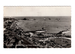 22310 " THE BEACH-LOOKING EAST-SOUTHEND ON SEA " ANIMATED-STEAMERS-VERA FOTO-CART. POST. SPED.1959 - Southend, Westcliff & Leigh