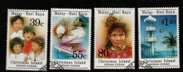 Christmas Island ASC 249-52 1989 Malaya Hari-Raya ,used - Christmas Island