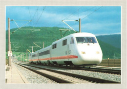 TRANSPORT - Weltkordzug ICE V Auf Der Neubaustrecke - Carte Postale - Eisenbahnen